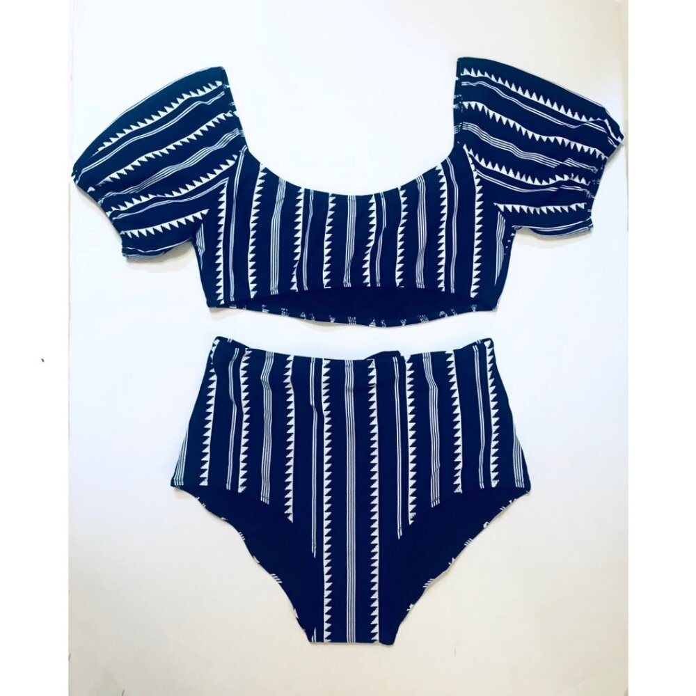 Lemlem Nunu Pouf Top & Bottom in Navy - Small - NWT - Picture 2 of 10